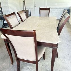 Table and 6 Chairs