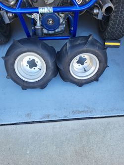 Atv paddle tires