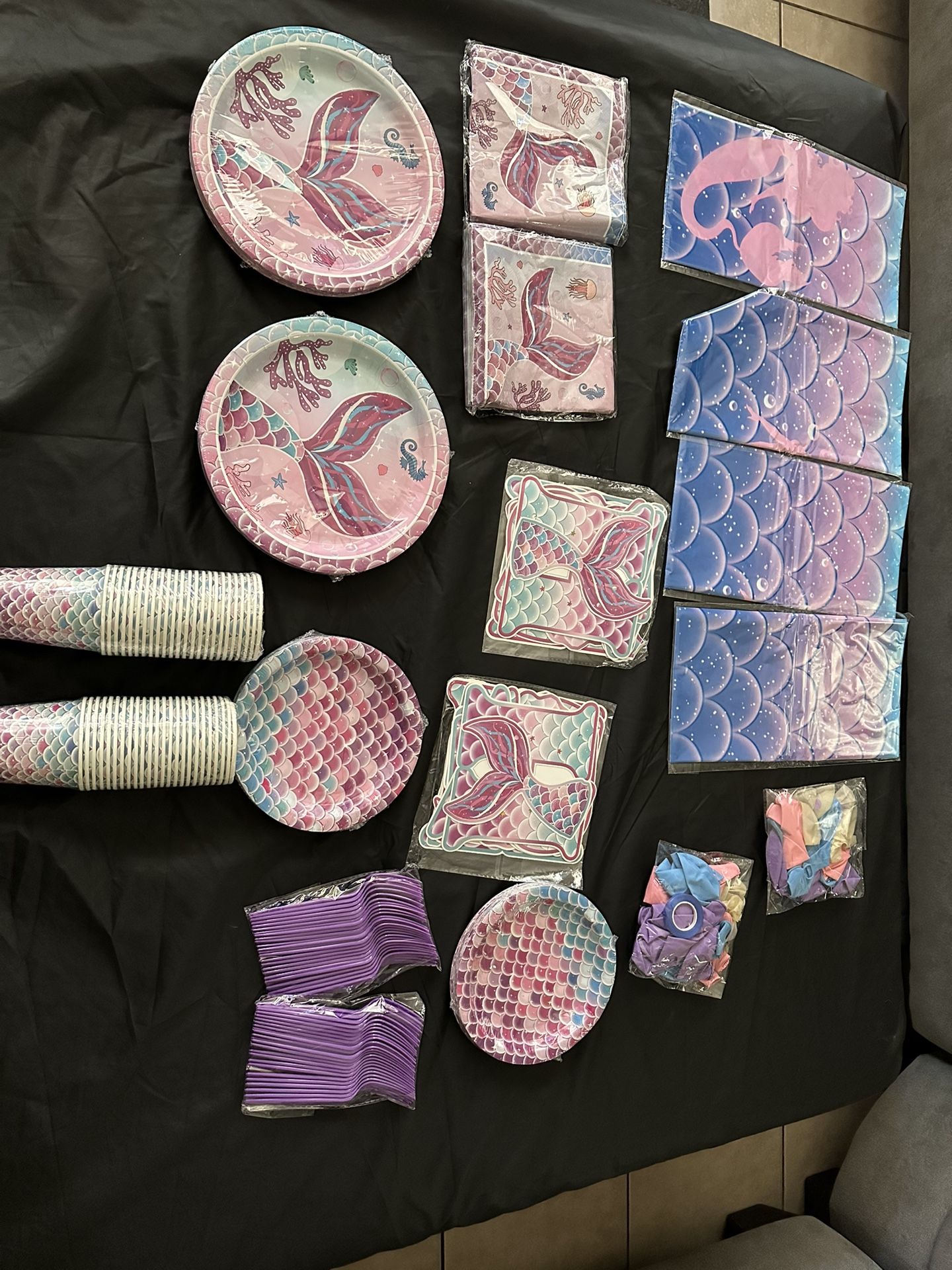 New mermaid birthday party decoration supplies