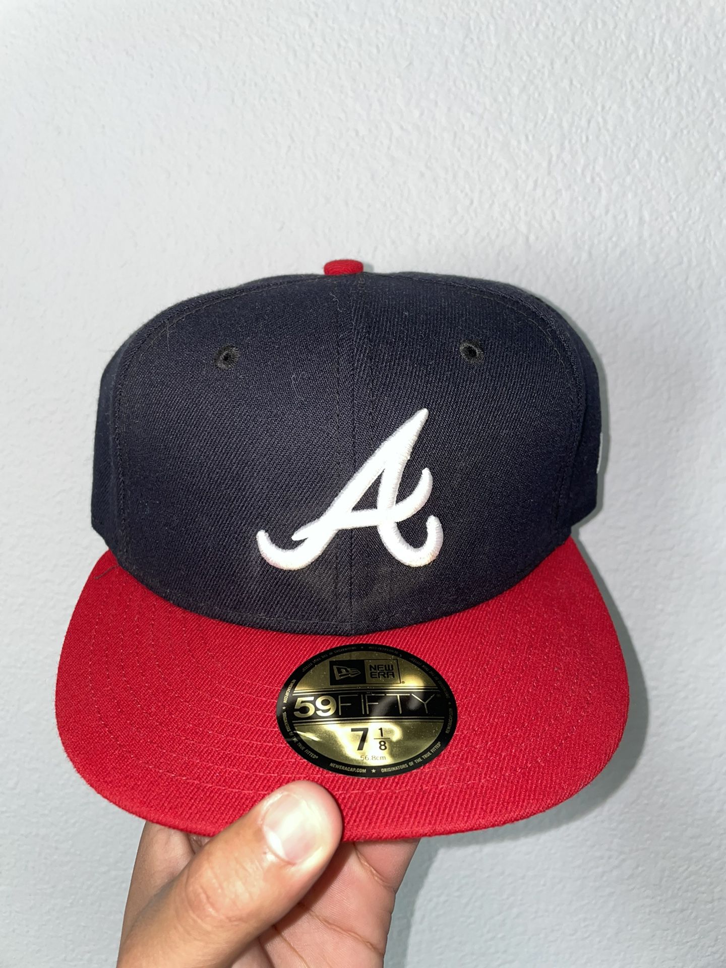 Atlanta Braves Fitted Hat Size 7 1/8