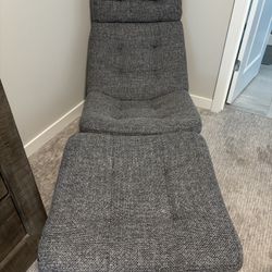 IKEA Havenburg Chair & Ottoman