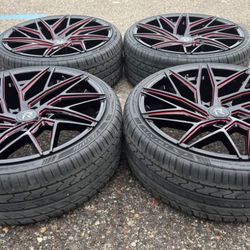 22” Chevy Malibu Camaro Wheels Rims Tires Pontiac G8 Chevrolet SS Impala 750 BMW 550 New Takeoffs