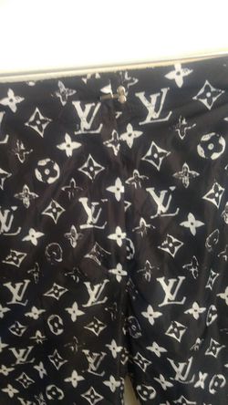 Louis Vuitton Women's jogging pants Black polyamide monogram