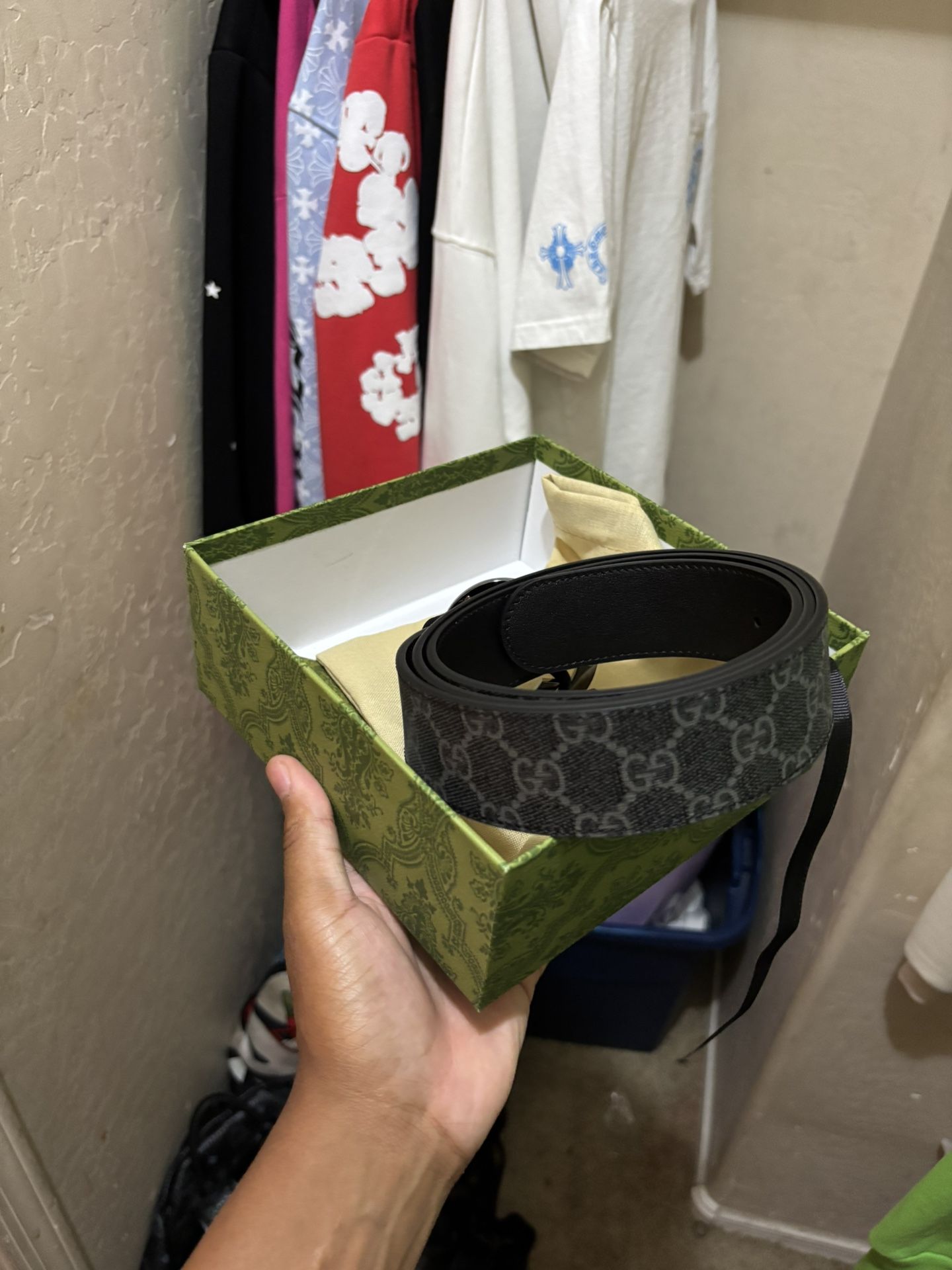 Lv And Gucci Wallet And Belt