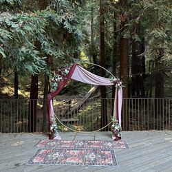 Lings Wedding Flower Arch Arrangement