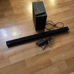 Samsung Sound Bar And Subwoofer