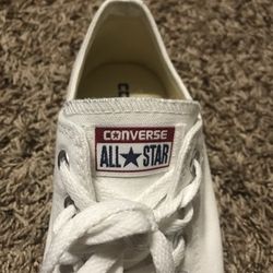 CONVERSE ALLSTAR OX WHITE SNEAKERS