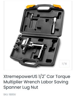 XtremepowerUS 1/2" Car Torque Multiplier Wrench Labor Saving Spanner Lug Nut18856
