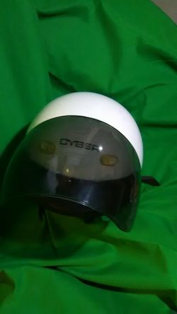 Motor bike helmet -White - Size Small.