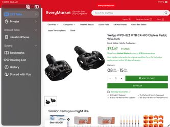 Clipless pedals