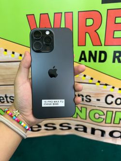 IPHONE 16 PRO MAX 256GB FULLY UNLOCKED