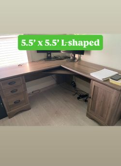 L-Shaped Executive Desk