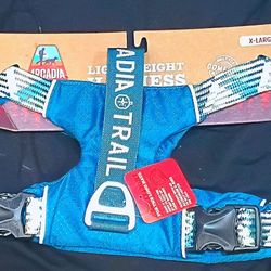 Arcadia Trail XL Teak Adventure Harness | Ultra-Lightweight & Durable for Large Dogs | Water-Resistant