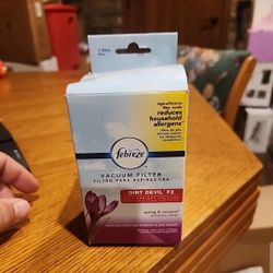 Febreze Dirt Devil F2 VACUUM FILTER Premium Allergen Spring & Renewal