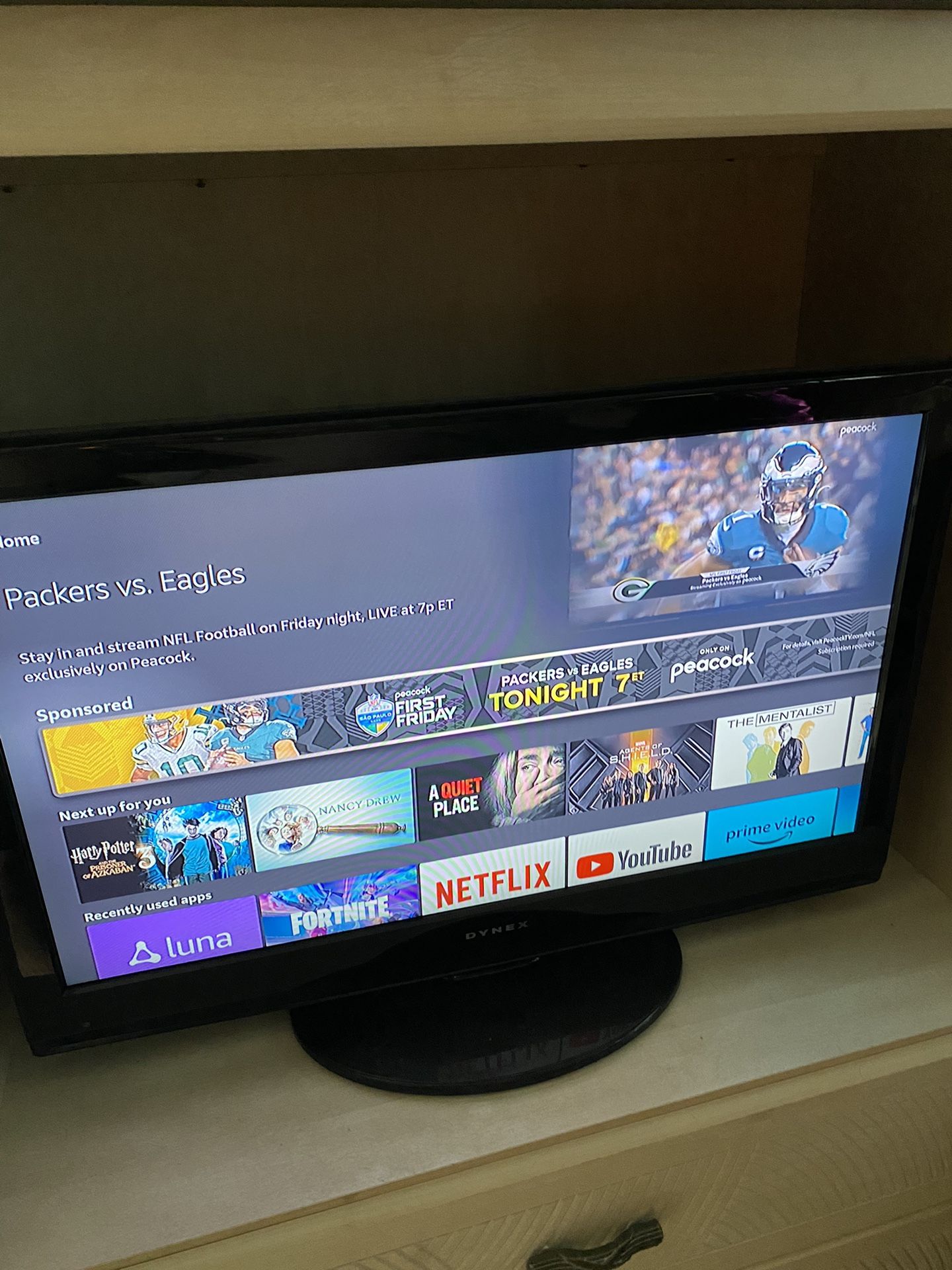 34” Dynex TV