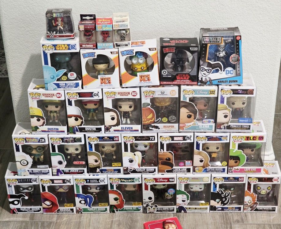 Large Lot of Funko POPs! and other Vinyl Figures - UPDATED