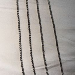 Jaxxon Silver Rope Chain 22 Inch (2 Of Them)