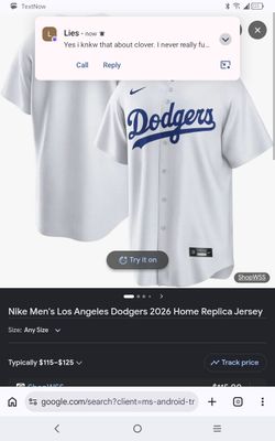 Nike 2026 Dodger Home Jersey-Mens