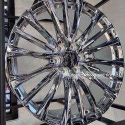 Chrome Wheels 22 6x139