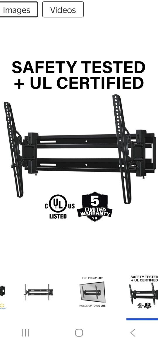 Extended Tilt TV Wall Mount
