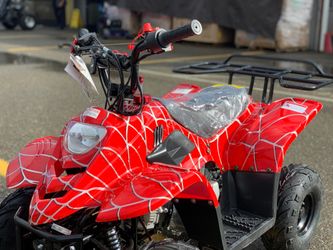 Kids Atv 110cc Automatic Spider Red 