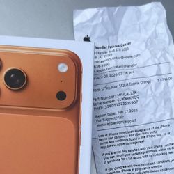 🔥 iPhone 17 Pro Max- Orange (Unlocked) 🔥