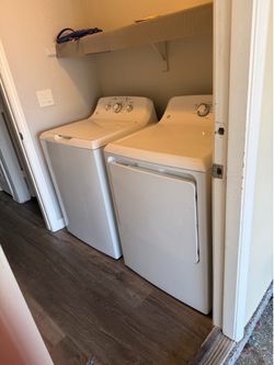 GE washer and dryer