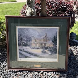 Thomas Kinkade Framed Signed & Numbered Print