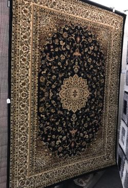 Premium Area Rug in Traditional Medallion Design, 5x7’