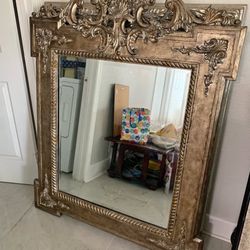Large Beautiful Antique Mirror 
