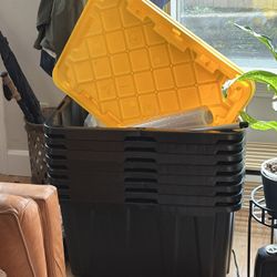 Home Depot black bins 