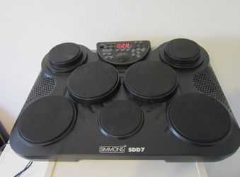 Simmons SDD7 Digital Drum Pad Set – 12 Drum Kits, Great Conditio