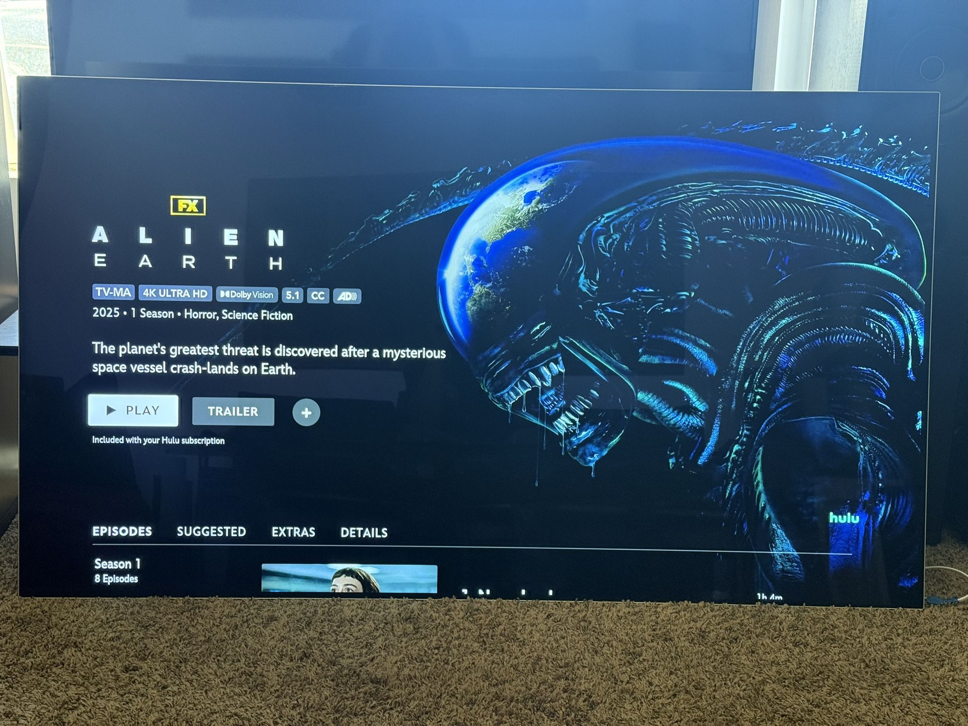 LG 65” 4K 120hz Oled  Smart TV OLED65B7A