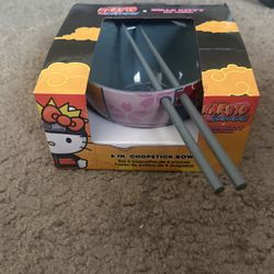 Hello Kitty Chopstick Bowl