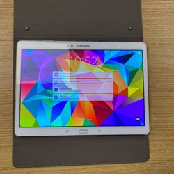 VERIZON Samsung Galaxy Tab S SM-T807V 16GB White 4G LTE Android Tablet 