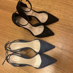 Heels (2 Pairs) , Size 7