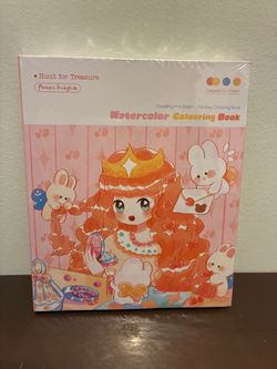 Watercolor coloring book