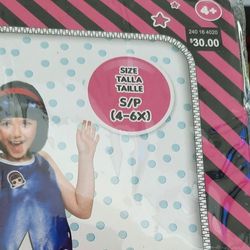 Lol 4  To 6x Child Costume.  Priced @$30.00 Selling For $25.00 Or Best Offer  Cash Only 