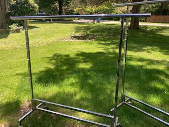 HD Single Pole 60” adjustable Clothing Rack