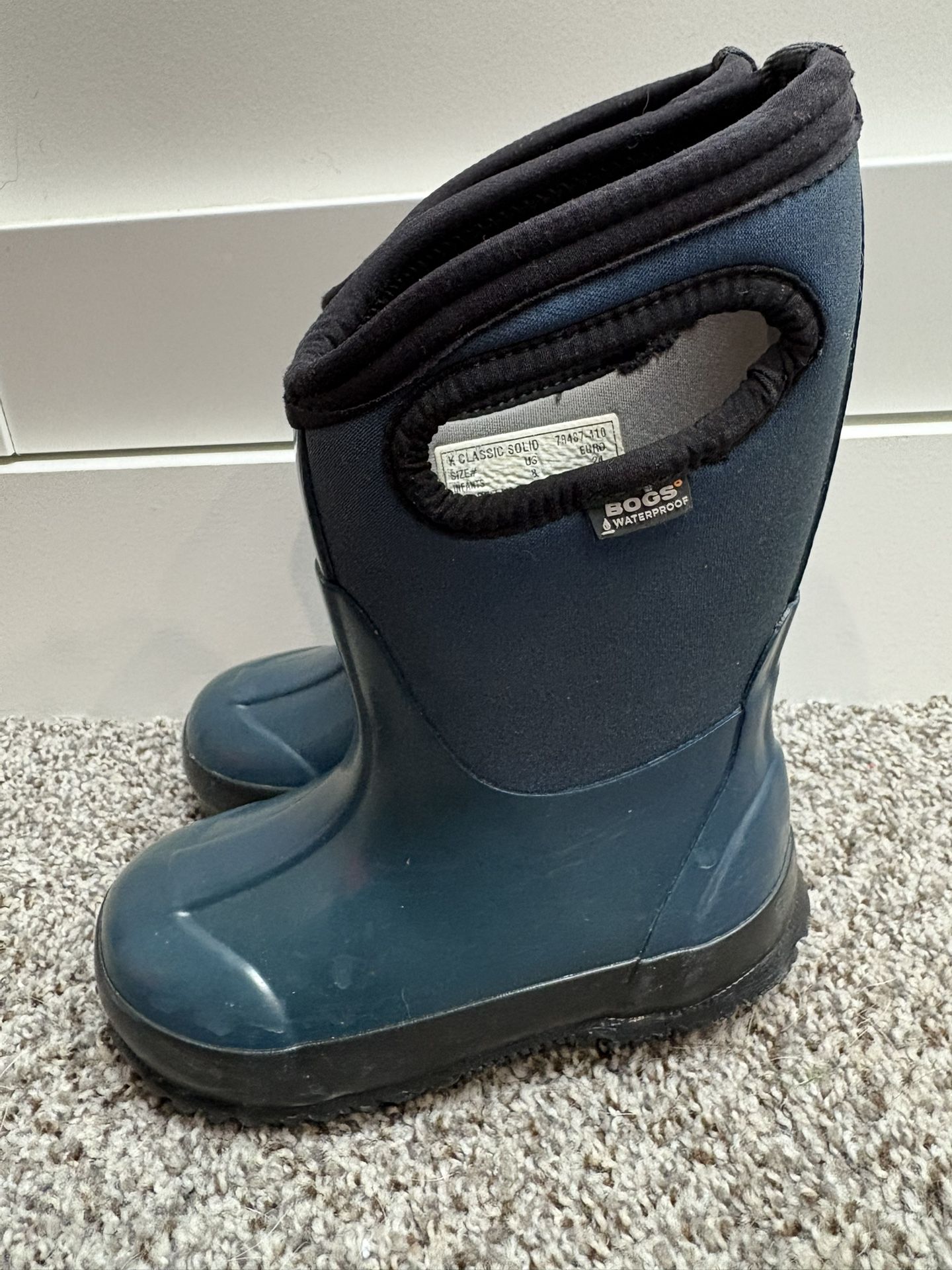Bogs Neoprene Blue Snow/Rain boots Toddler Size 8c
