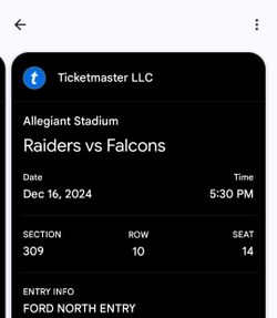 Raiders Tickets 