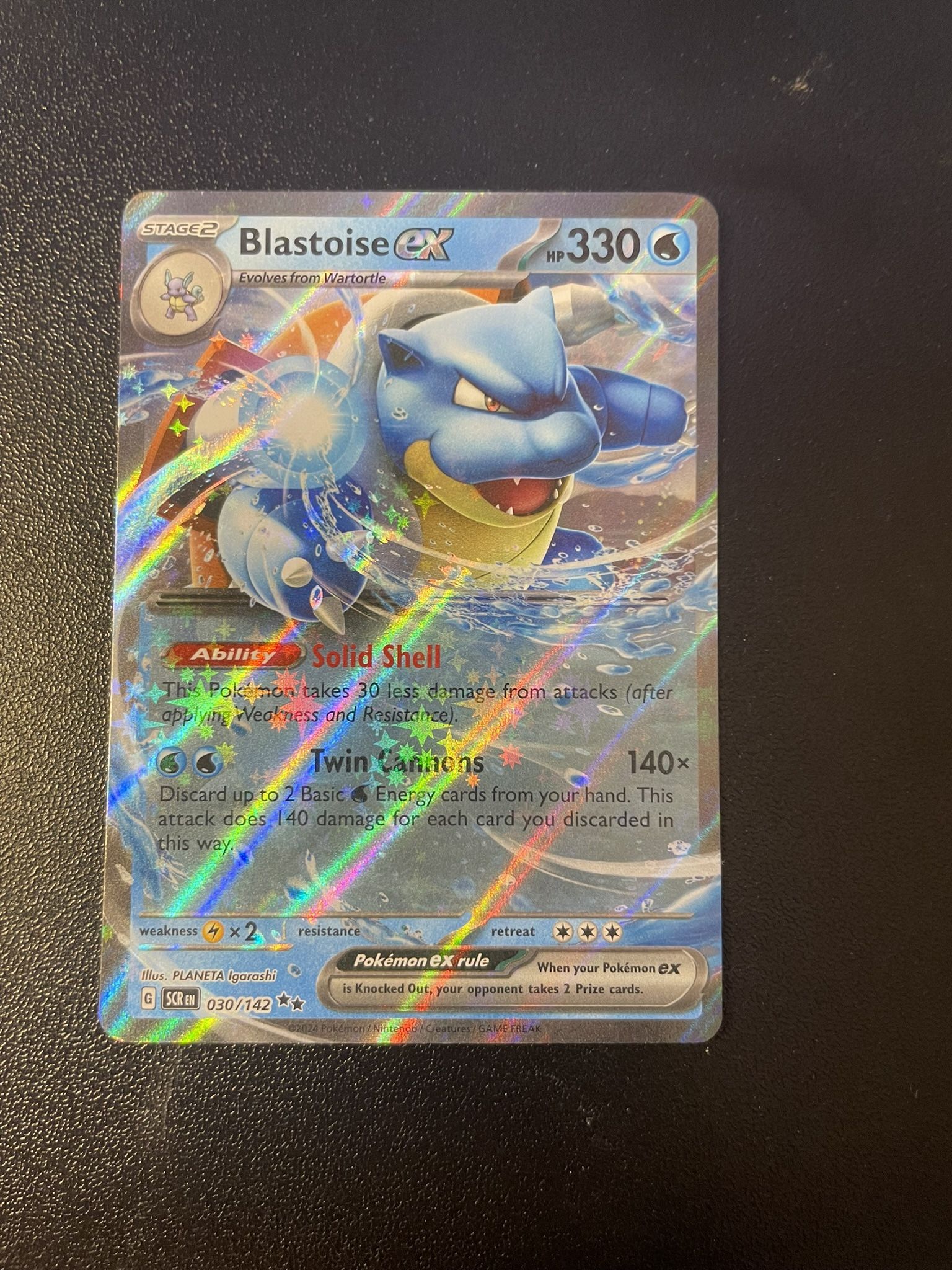 Blastoise Ex Pokemon Card