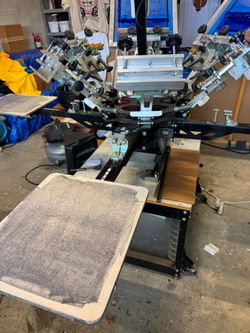 Screen printing press