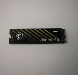 New MSI SPATIUM M461 1TB NVMe M.2