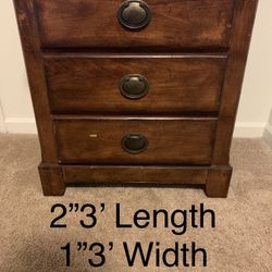 Wooden Bedside Table