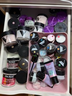 Acrylic and nail polish