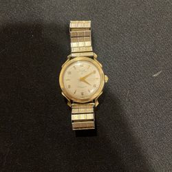 Elgin Gold Filled Shockmaster Automatic 1950s Swiss Made