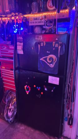 Black refrigerator