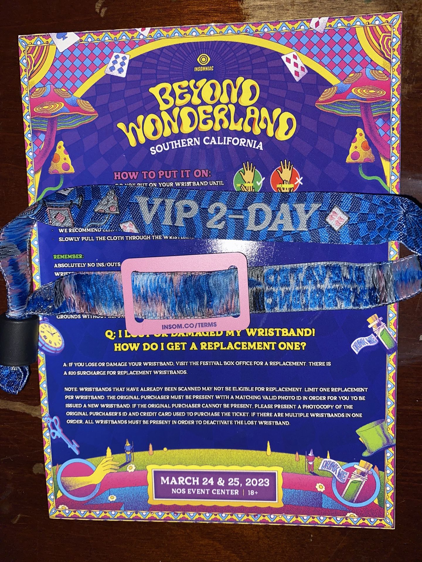 Beyond Wonderland VIP Ticket Rave