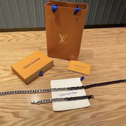 LV Chain Links M00535 Bracelet And Necklace Combo